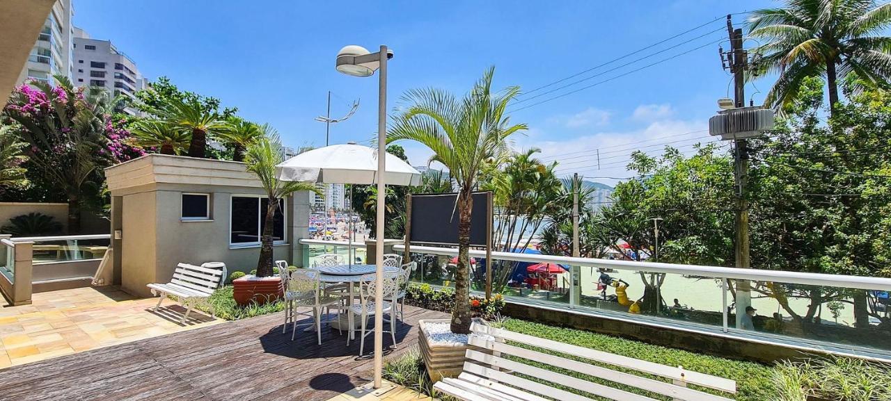 Apto Com Garagem E Lavanderia Em Frente A Praia Guaruja Exterior photo